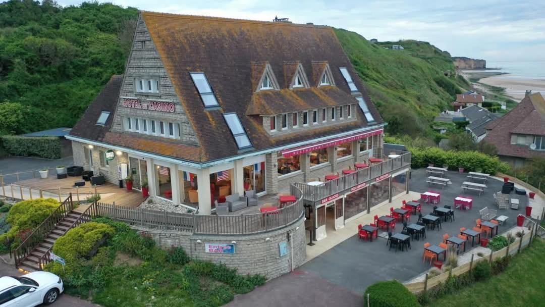 Logis Hotel Du Casino Restaurant Le Mathelia Вьервиль-сюр-Мер Экстерьер фото